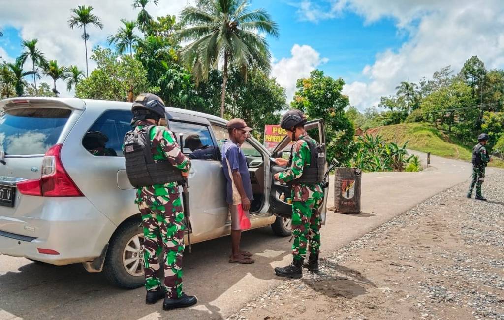 Demi Terjaganya Stabilitas Keamanan Di Wilayah Perbatasan Ini Yang Dilakukan Satgas Pamtas Statis RI-PNG Yonif&nbsp;111/KB.