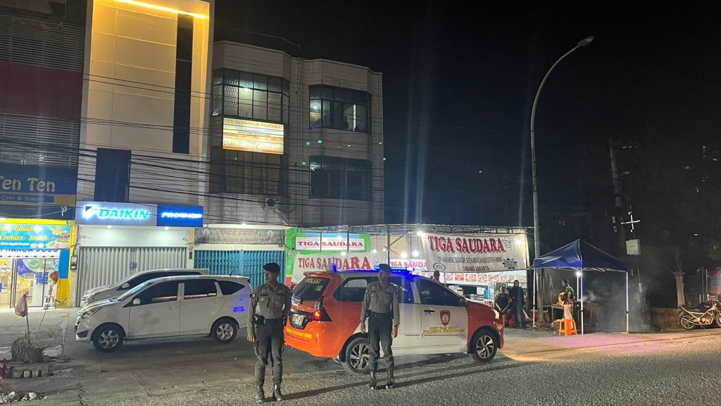 Kasat Samapta Polresta Pekanbaru Pimpin Kegiatan Penebalan Patroli Blue&nbsp;Light