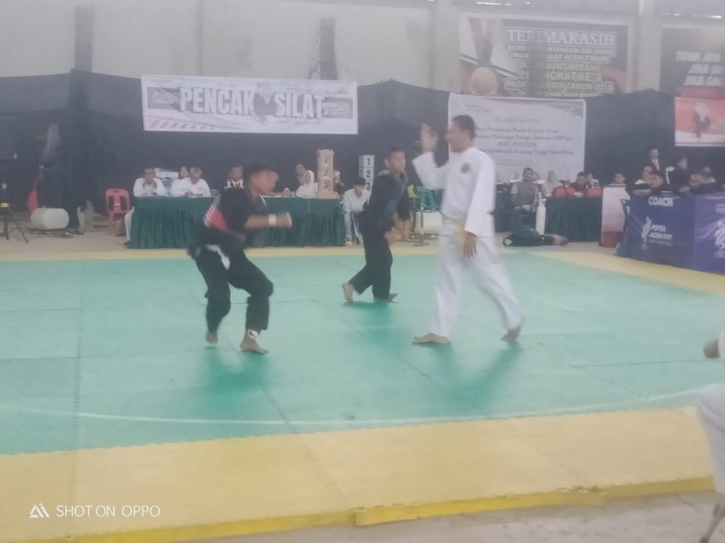 Atlet Pencak Silat Putri Aceh Timur Kalah Di Partai Final VS Atlet Putri Banda&nbsp;Aceh