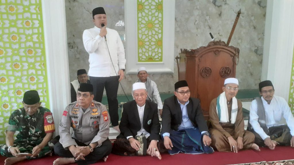 Kapolsek Bojonggede Hadiri Jum’at Keliling MUI Kecamatan Bojonggede Di Masjid Jami&nbsp;Nursa’adah