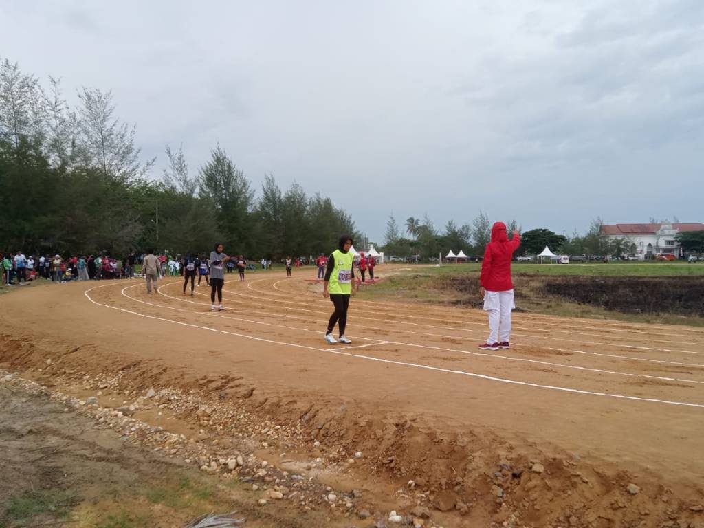 Cabor atletik Aceh Timur Lari 400 M Masuk Semifinal Popda Ke XVII&nbsp;2024