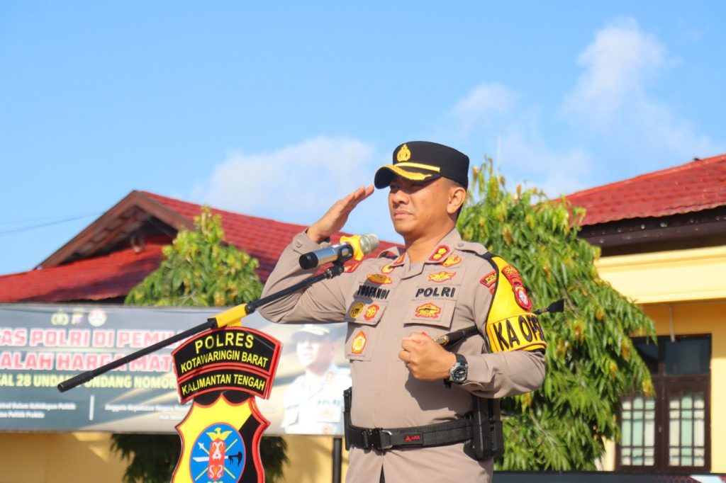 Dimulai, Kapolres Kobar Pimpin Apel Gelar Operasi Patuh Telabang&nbsp;2024