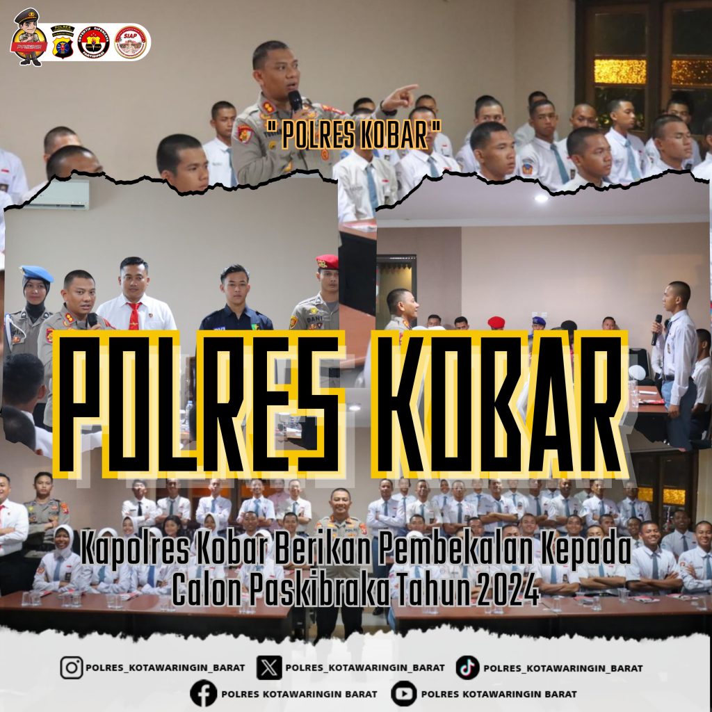 Kapolres Kobar Berikan Pembekalan Kepada Calon Paskibraka Tahun&nbsp;2024