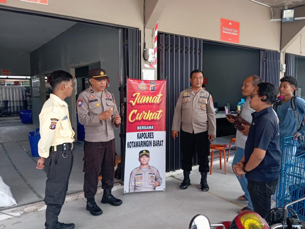 Polres Kobar Kembali Saring Informasi Dari Masyarakat Melalui Jumat&nbsp;Curhat