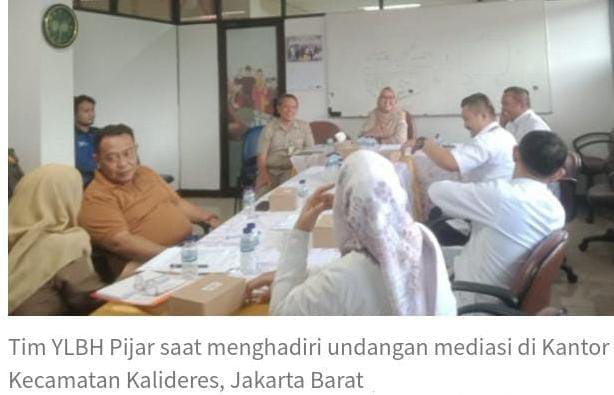 Tim YLBH Pijar Menghadiri Undangan Mediasi di Kantor Kecamatan Kalideres, Jakarta&nbsp;Barat
